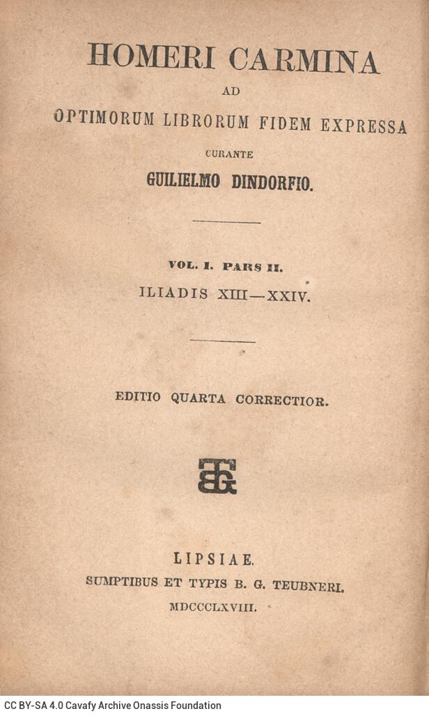 17,5 x 11 εκ. Δεμένο με το GR-OF CA CL.4.7.
2 σ. χ.α. + ΧΧVIII σ. + 504 σ. + 2 σ. χ.α., όπ�